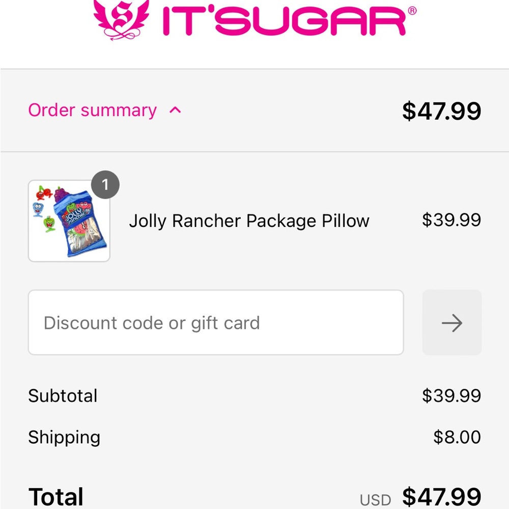 Jolly Rancher Package Pillow - Picture 6 of 6